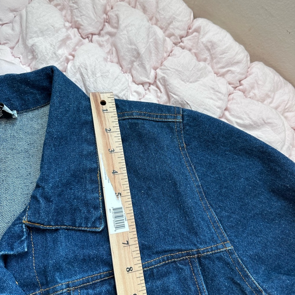 Vintage Coach In Four Seasons Indigo Blue Denim Jacket Women’s M - Picture 5 of 8
